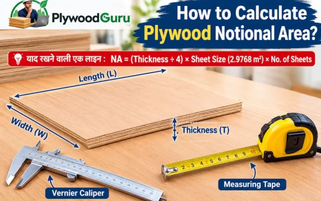 Plywood Notional Area Formula