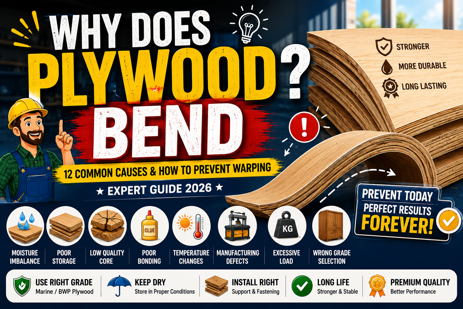 Why Plywood Bends