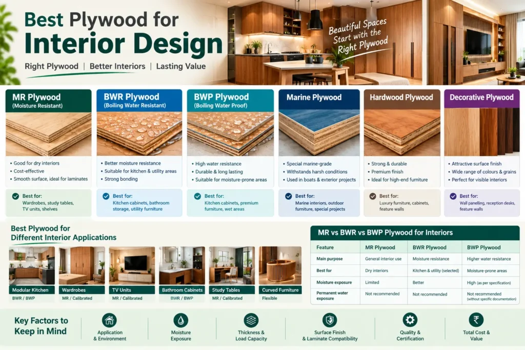 Best Plywood for Interior Design