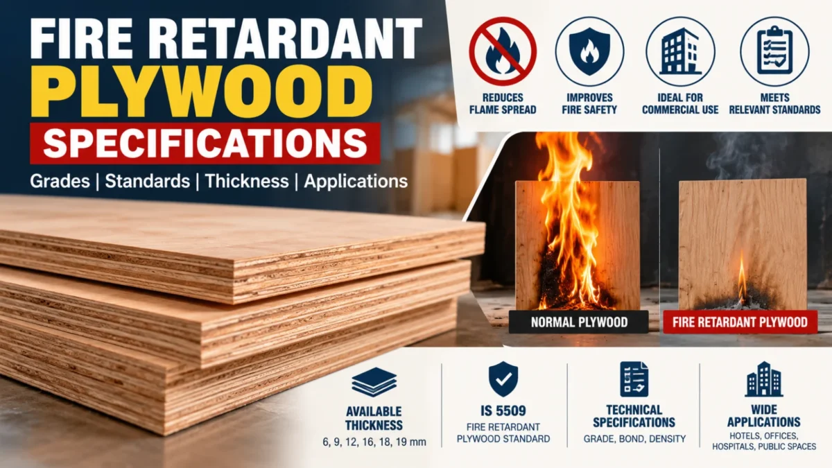 Fire Retardant Plywood Specifications: Grades, Standards, Thickness and Applications - fire retardant plywood specifications