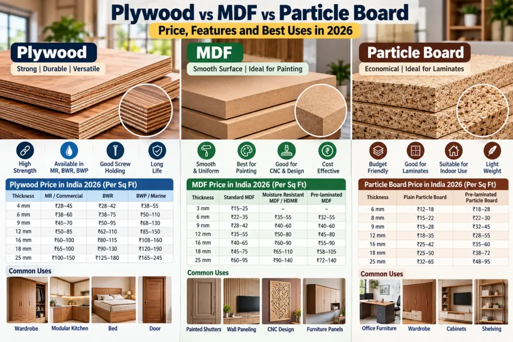 Plywood price in India 2026