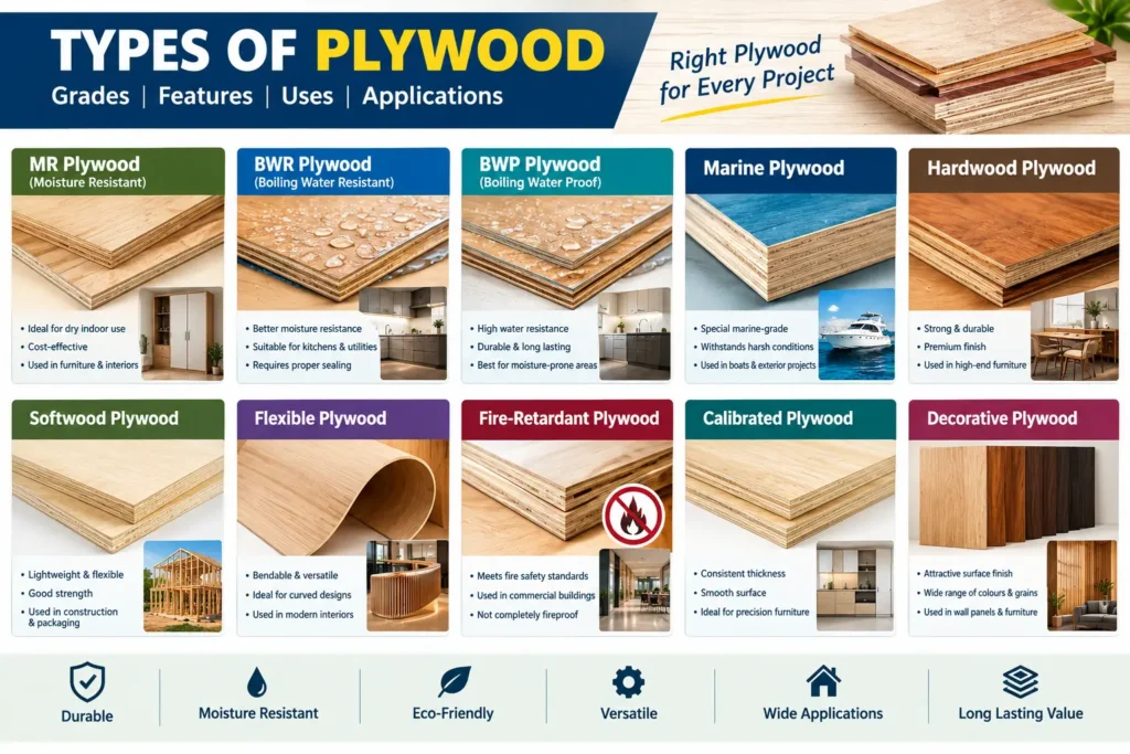 Types of Plywood