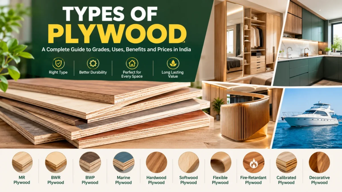 Types of Plywood: A Complete Guide to Grades, Uses, Benefits and Prices in India - Types of Plywood
